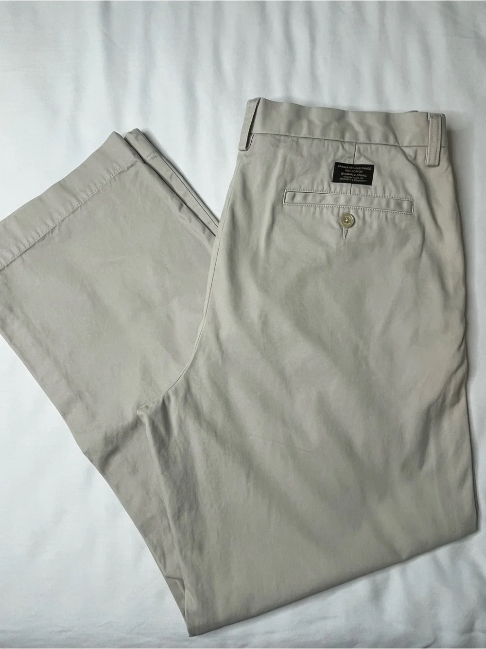 Banana Republic Chino Pants Dawson Men’s 35x30 Relaxed Fit Khaki Beige